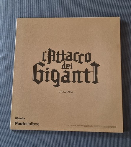 Litografia attacco dei giganti - litografia,