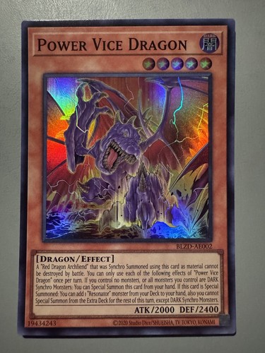 Yugioh power vice drago asia - yugioh,